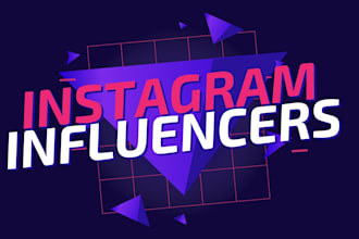 find the top instagram influencers, create a marketing strategy