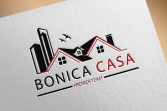design real estate and construction logo for your business