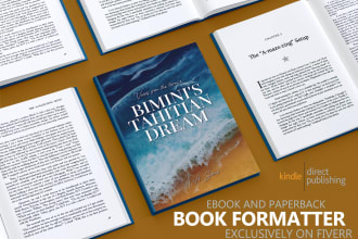 expert book formatting layout design amazon kdp paperback kindle ebook