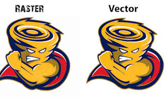 convert raster to vector and manual vector tracing