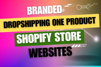 highly converting branded one product store