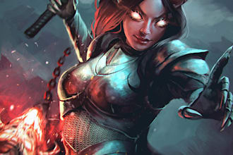 illustrate your fantasy or scifi character