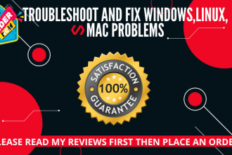 troubleshoot and fix windows,linux and mac systems