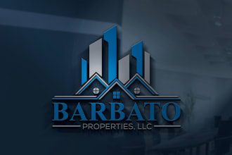 design real estate mortgage and constructions logo