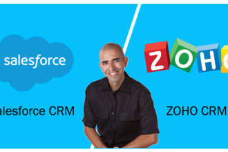 setup your CRM, zoho one, salesforce, from USA expert