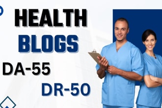 provide guest posts on high quality health blogs da60