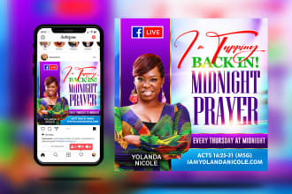 create an amazing online church flyer or event flyer