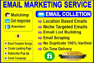 scrape google map, email find, b2b data extraction, email blast, klaviyo service