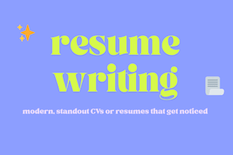 write a modern, standout CV or resume that gets noticed