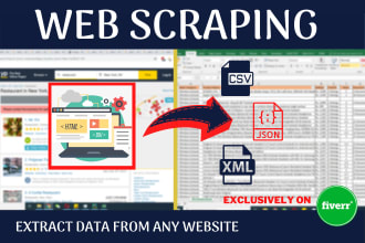 do professional web scraping, data mining and web automation