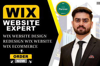 design or redesign wix website and wix ecommerce website