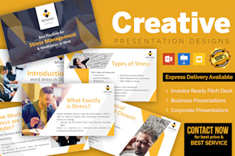 do impactful PPT powerpoint presentation design pitch deck