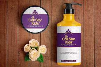 recreate label packaging in photoshop, illustrator, canva