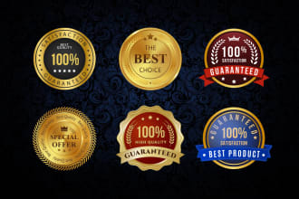 design award logo, seal, stamp, web badge