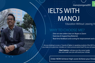 help you to get a perfect score in speaking test for ielts