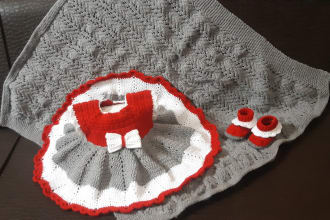 knit and crochet your custom pieces with shipment