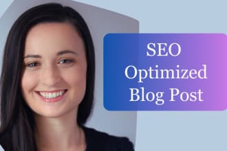 write an SEO optimized blog post
