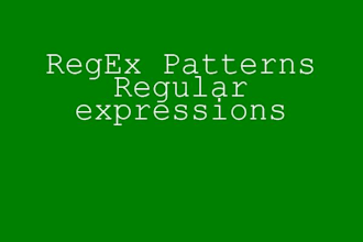 be your expert regex writer