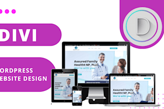 build or clone unique wordpress website with divi