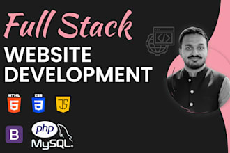 develop and design a full custom php, mysql, html website
