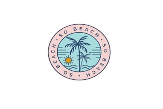 design catchy fun beach bar logo