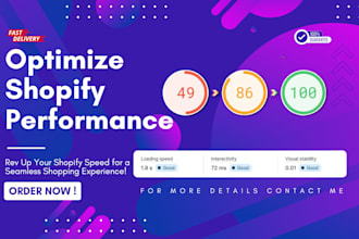 optimize shopify speed, boost page speed and site performance
