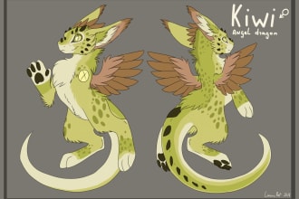 create a ref sheet or character for you
