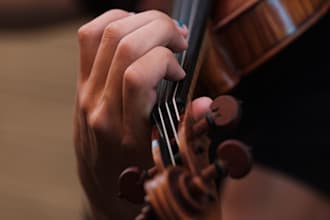 record indian and western violin for your  songs