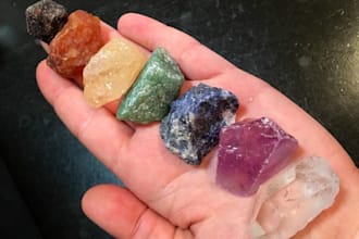 perform a crystal chakra healing