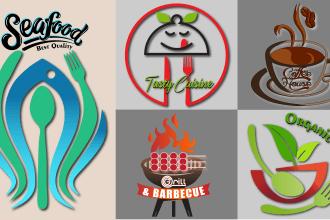 design a modern unique modern business logo and attractive thumbnail, lettering