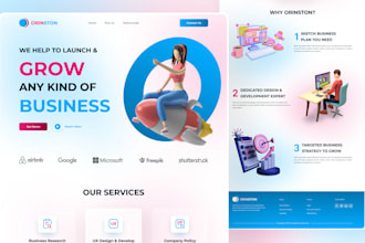 do figma landing page design or figma website ui ux design
