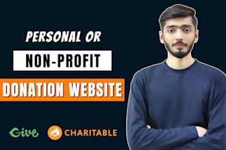 develop personal, nonprofit donations wordpress website