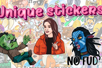 do unique stickers for telegram