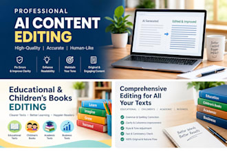edit, proofread, and rewrite your ai content, formal texts and books effectively