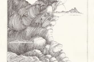 illustrate your story or advertisement with traditional ink illustrations