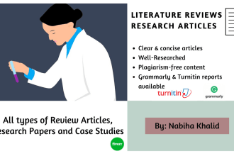 write a review and research articles