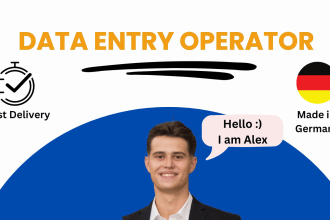 do data entry, data collection, web research and copy paste