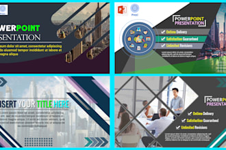 design corporate powerpoint presentation, google slide and pitch deck