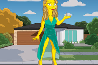 turn you in a yellow character
