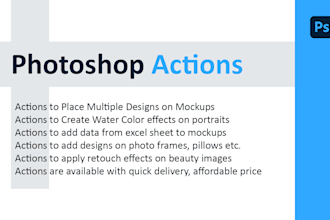 automate your photoshop tasks with custom actions and script