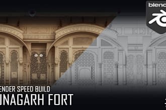 create realistic 3d architectural facades and buildings in blender