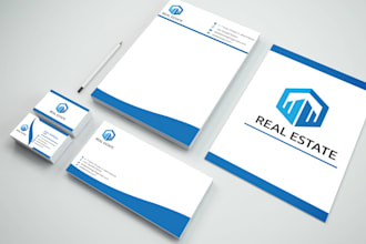 design a professional business card and stationery design