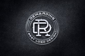 do design initial letter custom logo