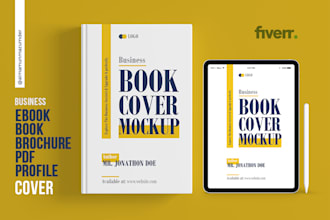 design professional book cover, ebook cover,  PDF cover
