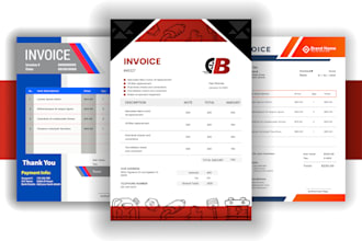 design custom invoice templates and stationery