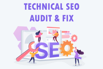 do full ecommerce technical SEO audit and fix