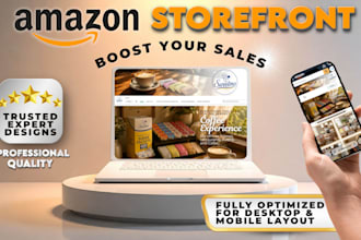 design a high converting amazon storefront for your brand