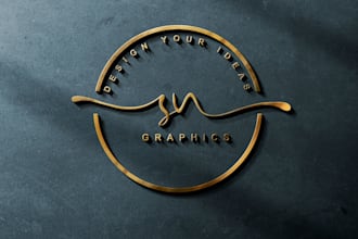 design stunning,  watercolor hand drawn signature boho logo