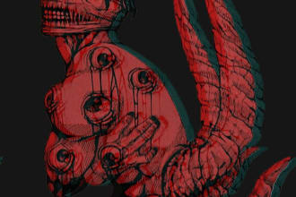 do horror concept art for games and animation or movies