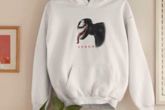 draw custom sticker or shirt design
